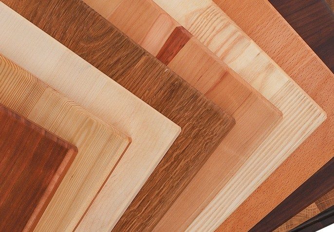 Holzarten - Holzplatten-Zuschnitt