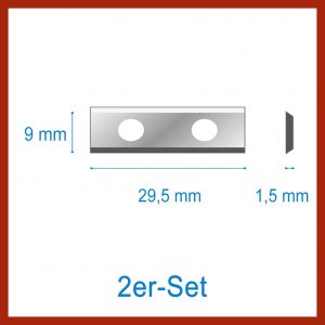 Wendemesser Ersatzmesser für Nutfräser 12 mm