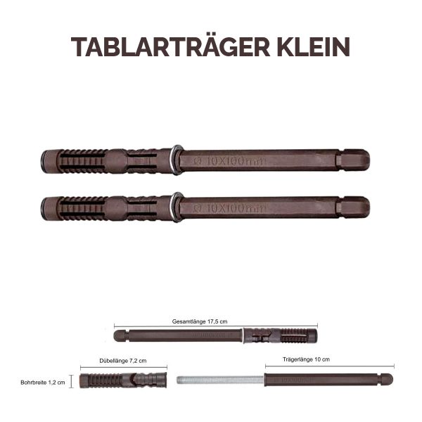 Produktbild Tablarträger für Wandregale klein